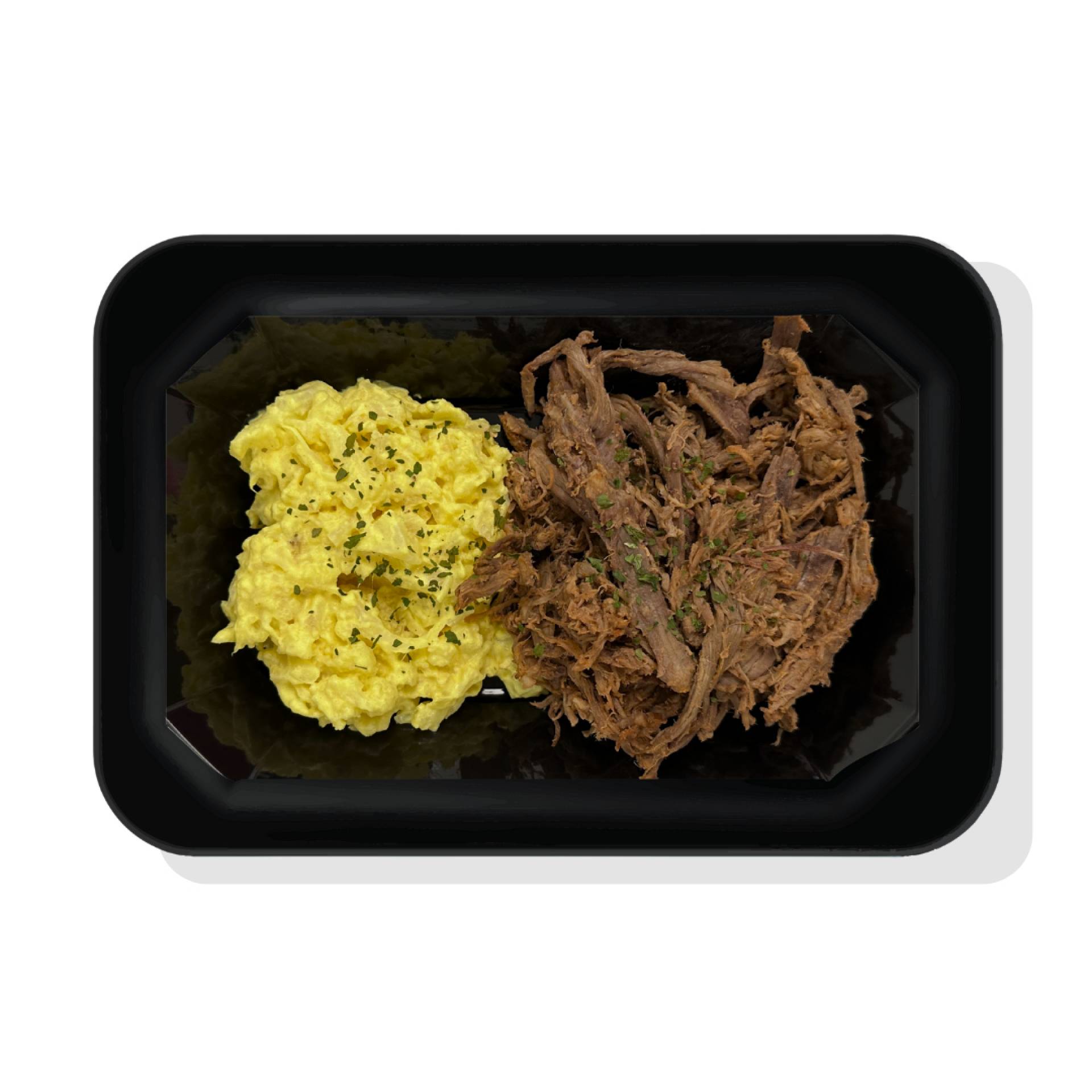 BBQ Brisket with Cauli Mac