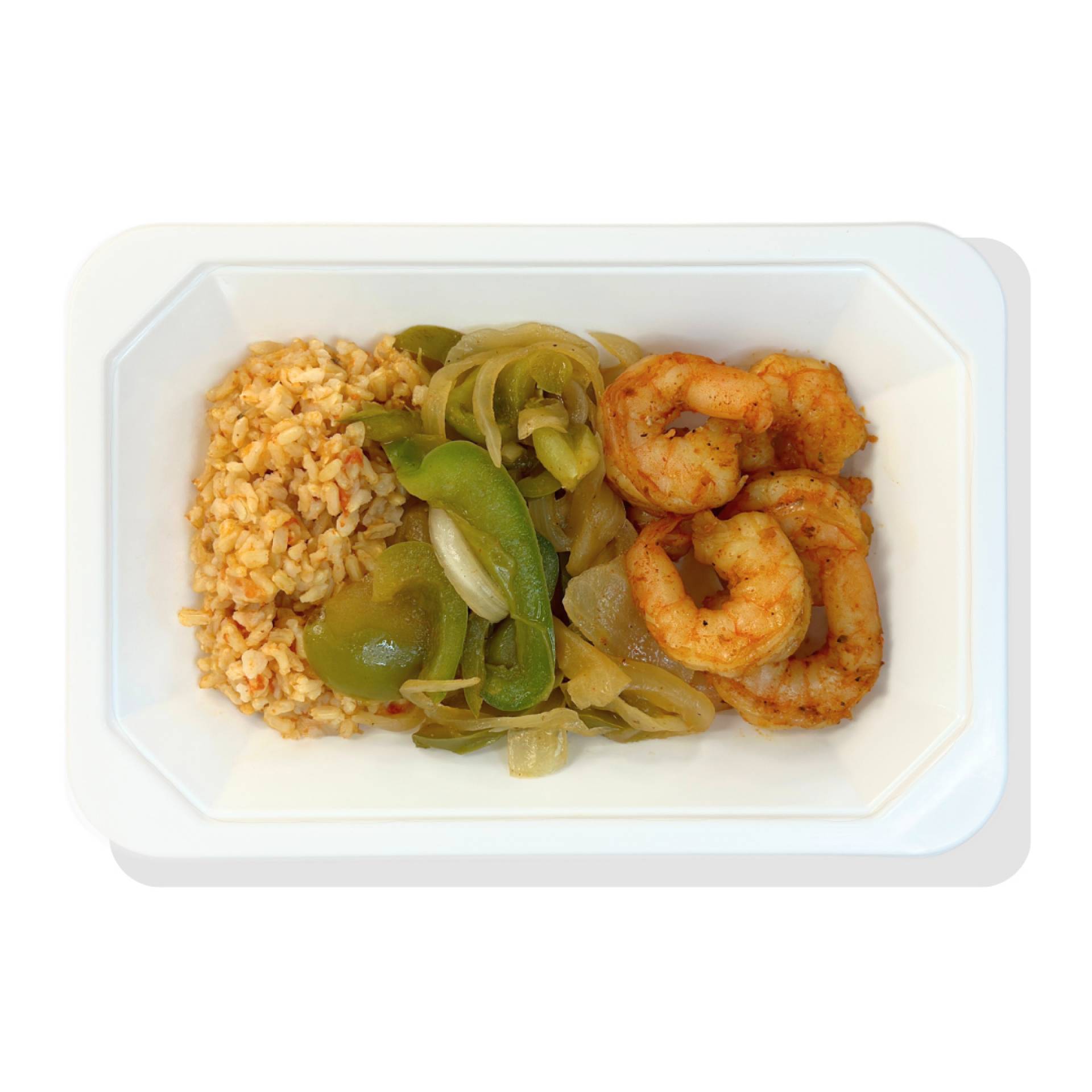 Shrimp Fajita with Spanish Rice